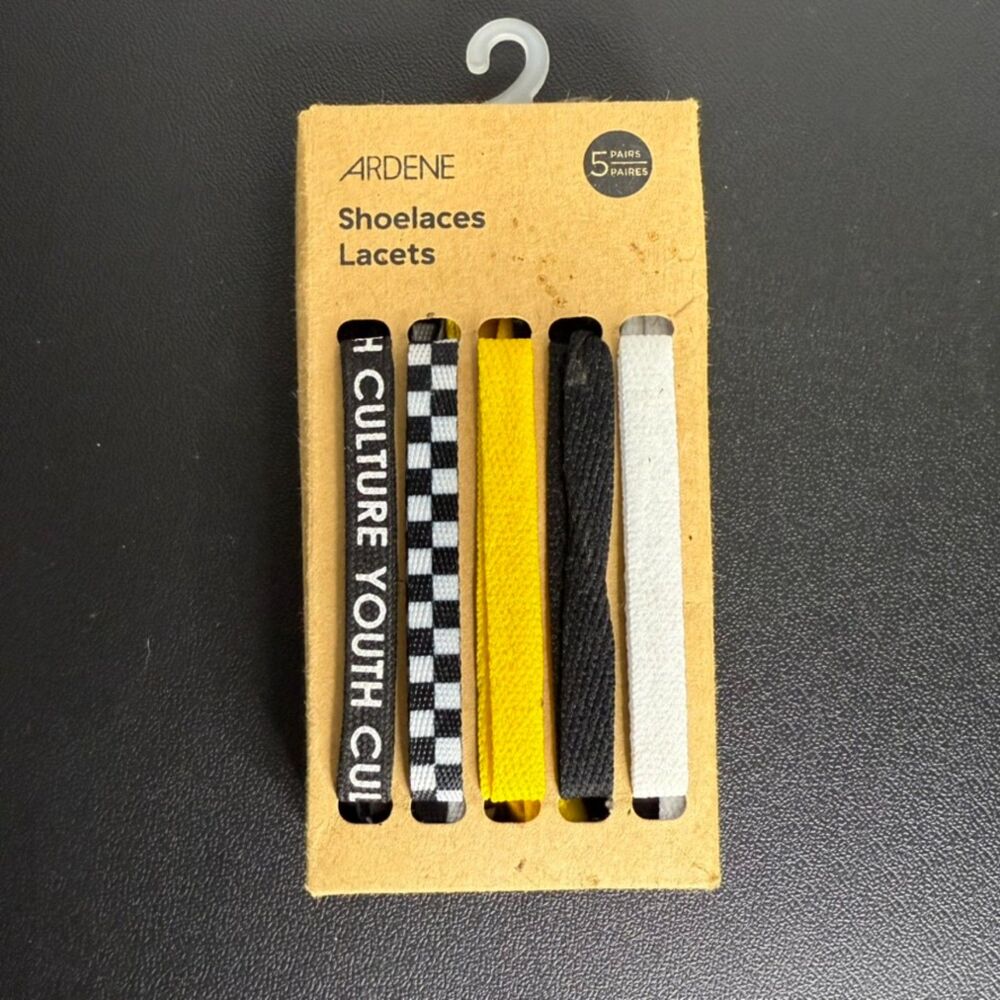 ARDENE Shoelaces Lacets, 5 Pairs